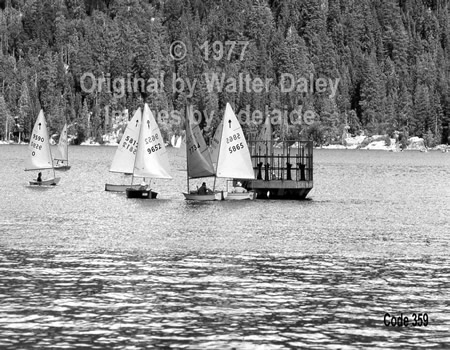 Sailboat Race on Pinecrest Lake